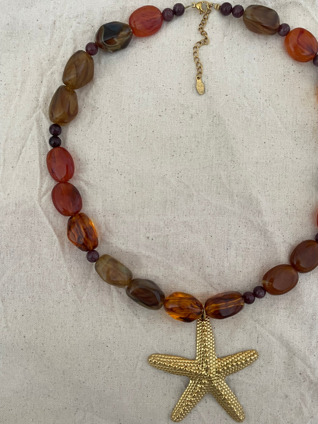 Collier maximaliste étoile de mer