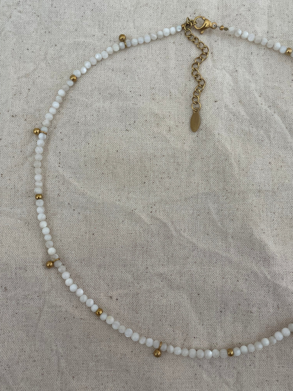 Collier pampilles dorées
