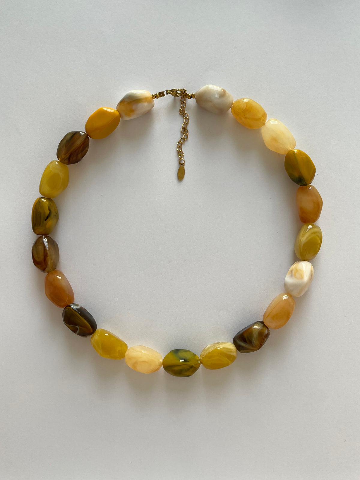Collier maximaliste ambre