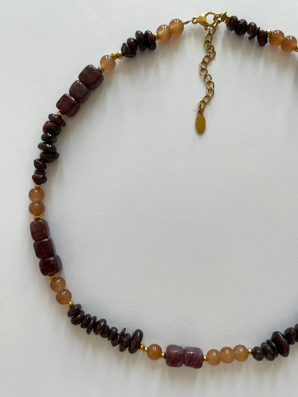 Collier marron unisexe
