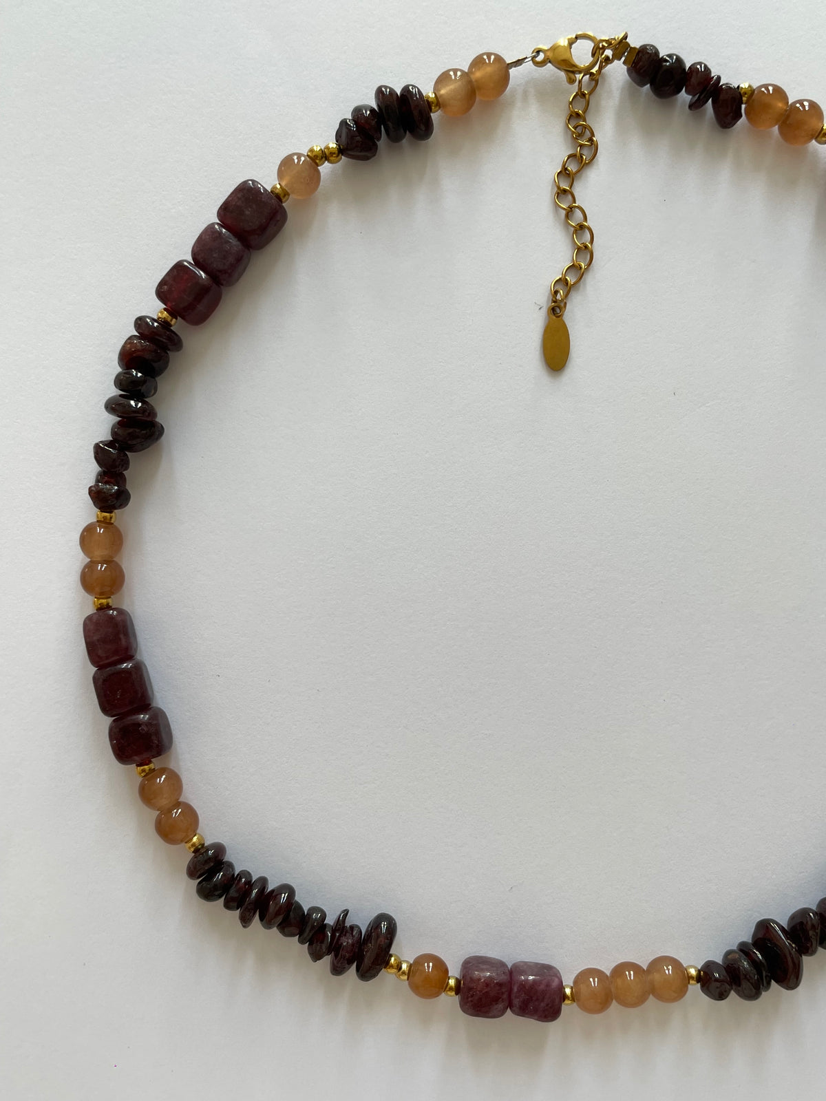 Collier marron unisexe