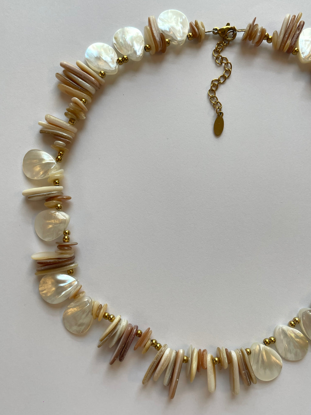 Collier nacre et corail