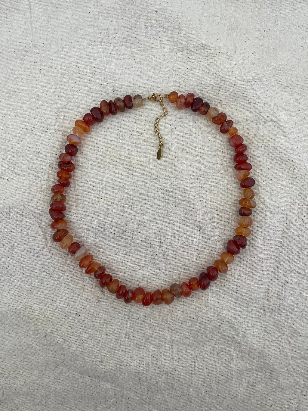 Collier perles pierres