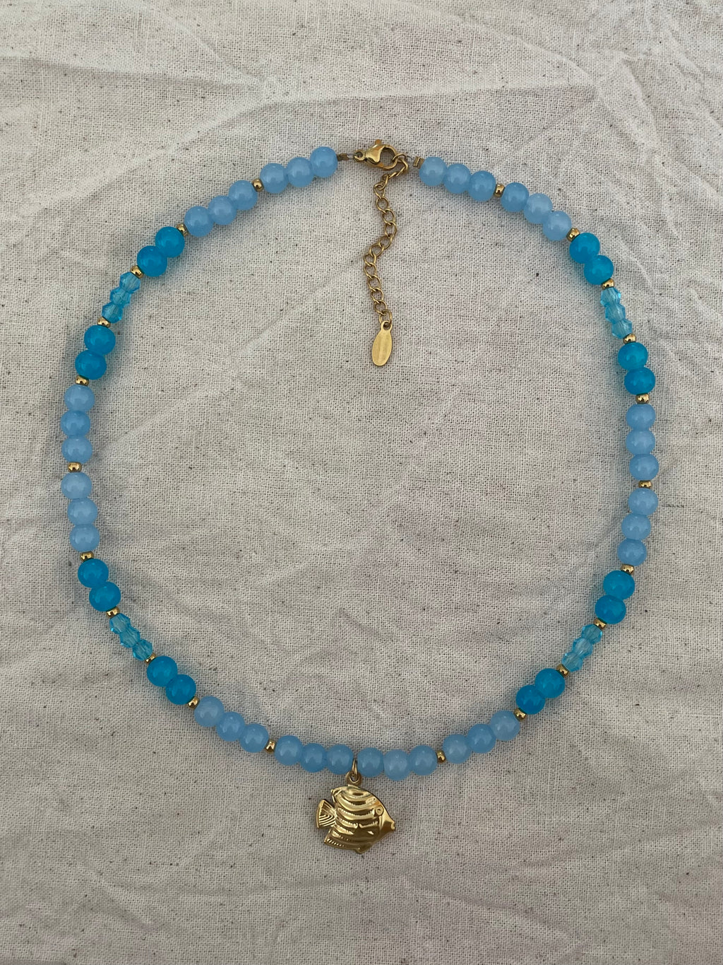Collier pendentif poisson