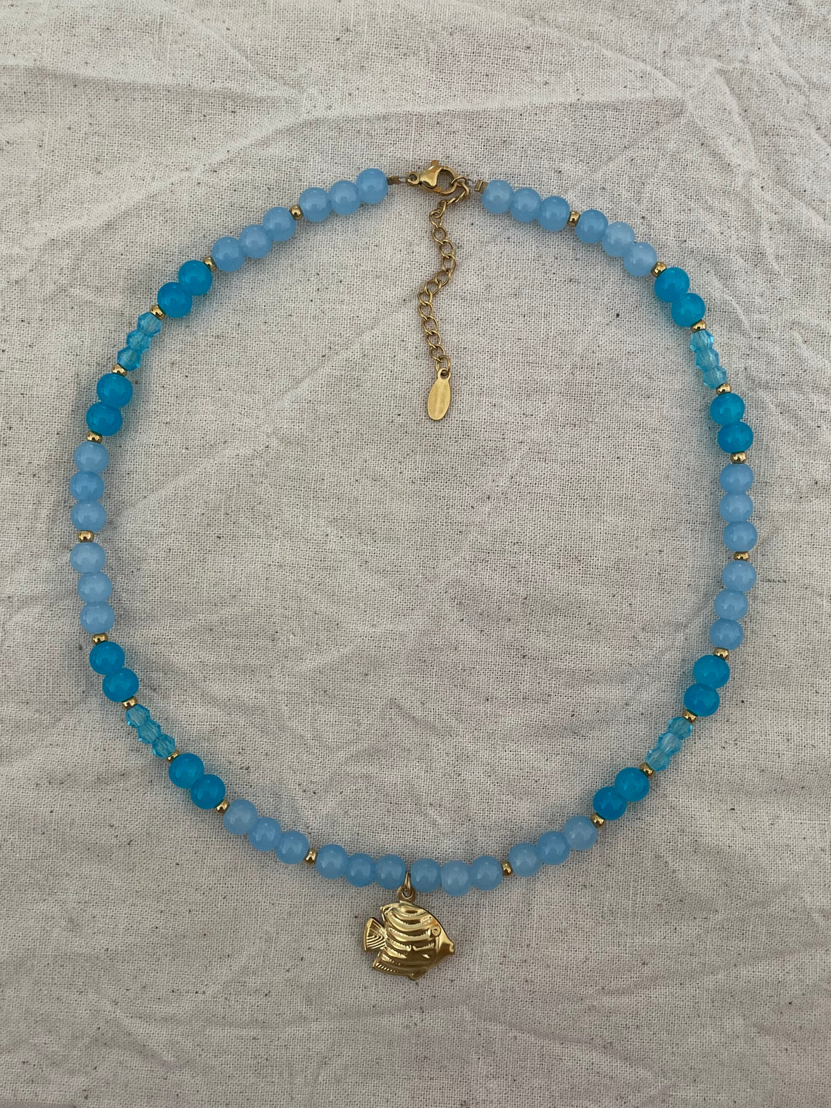 Collier pendentif poisson