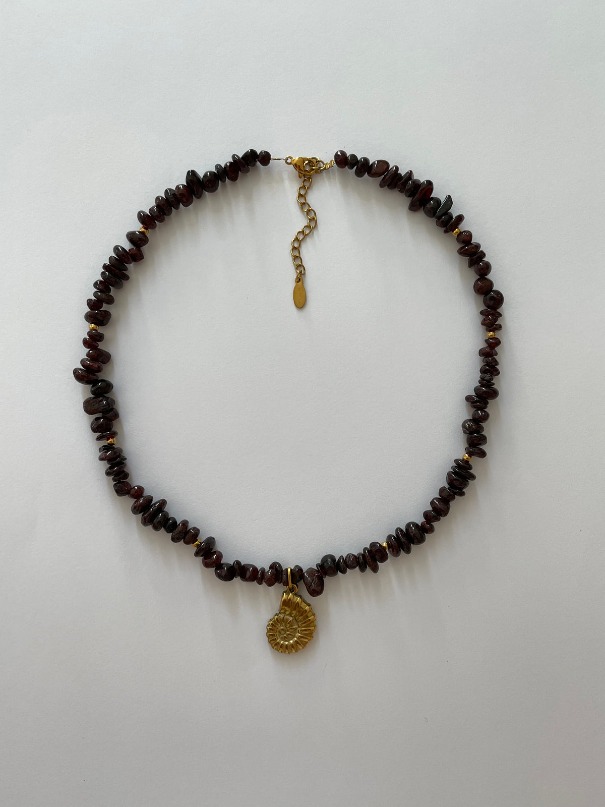 Collier coquillage escargot