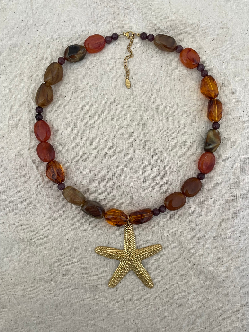 Collier maximaliste étoile de mer