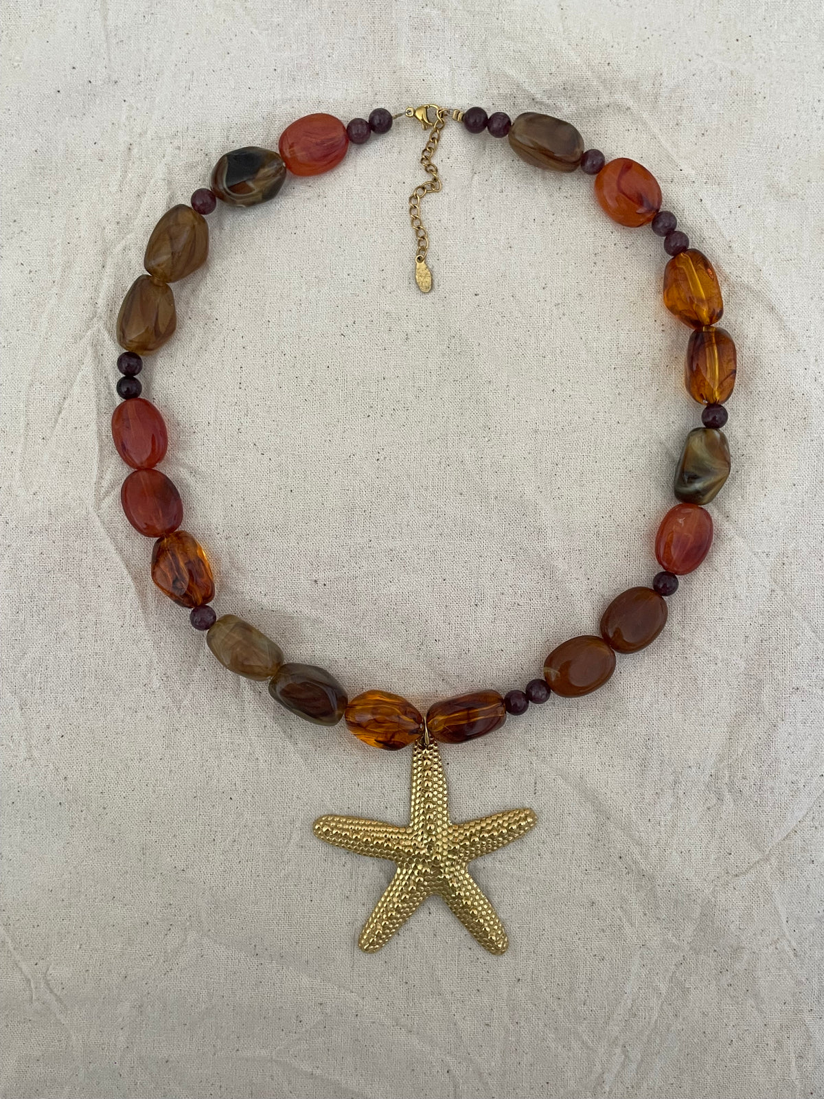 Collier maximaliste étoile de mer