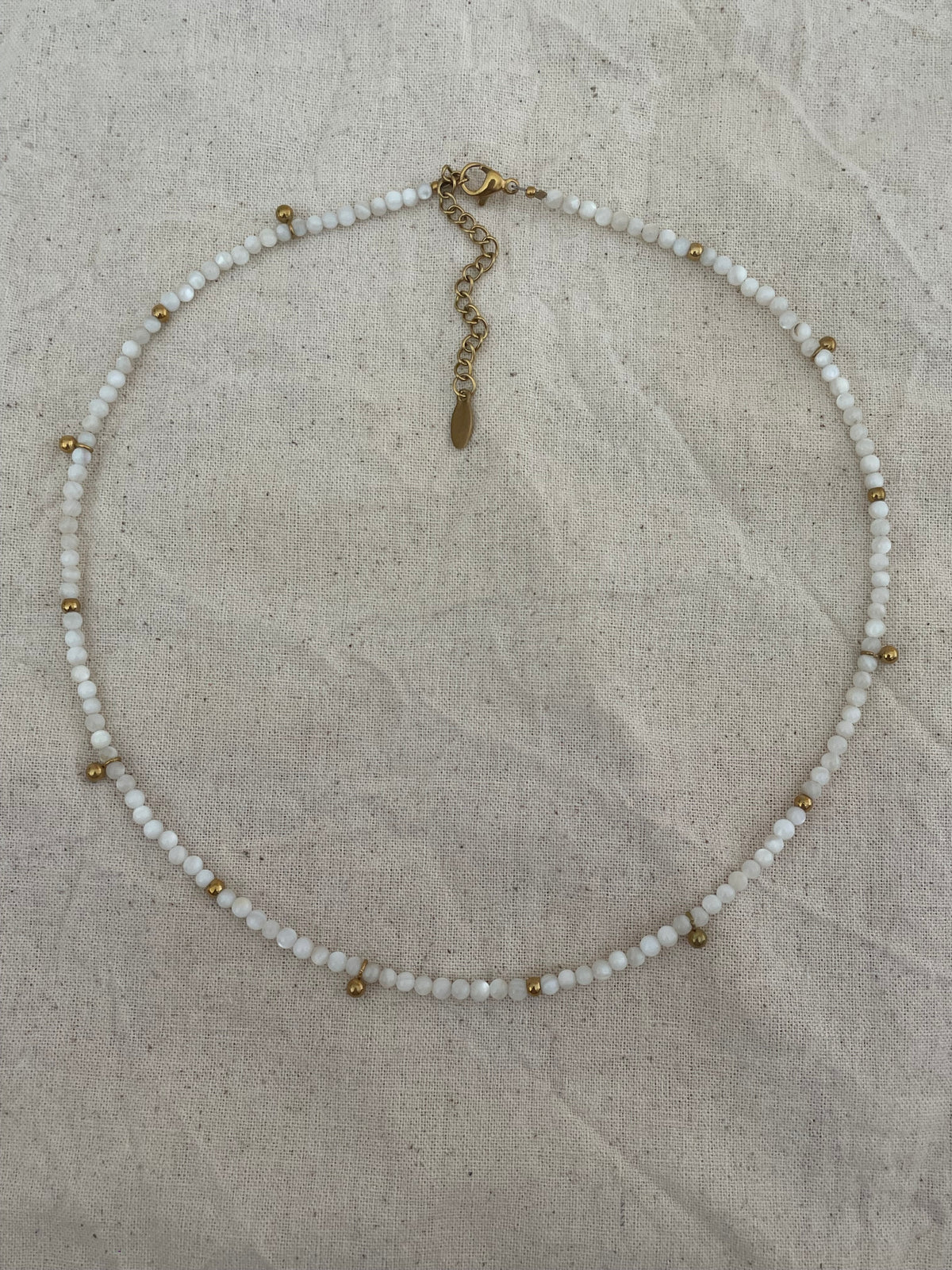 Collier pampilles dorées