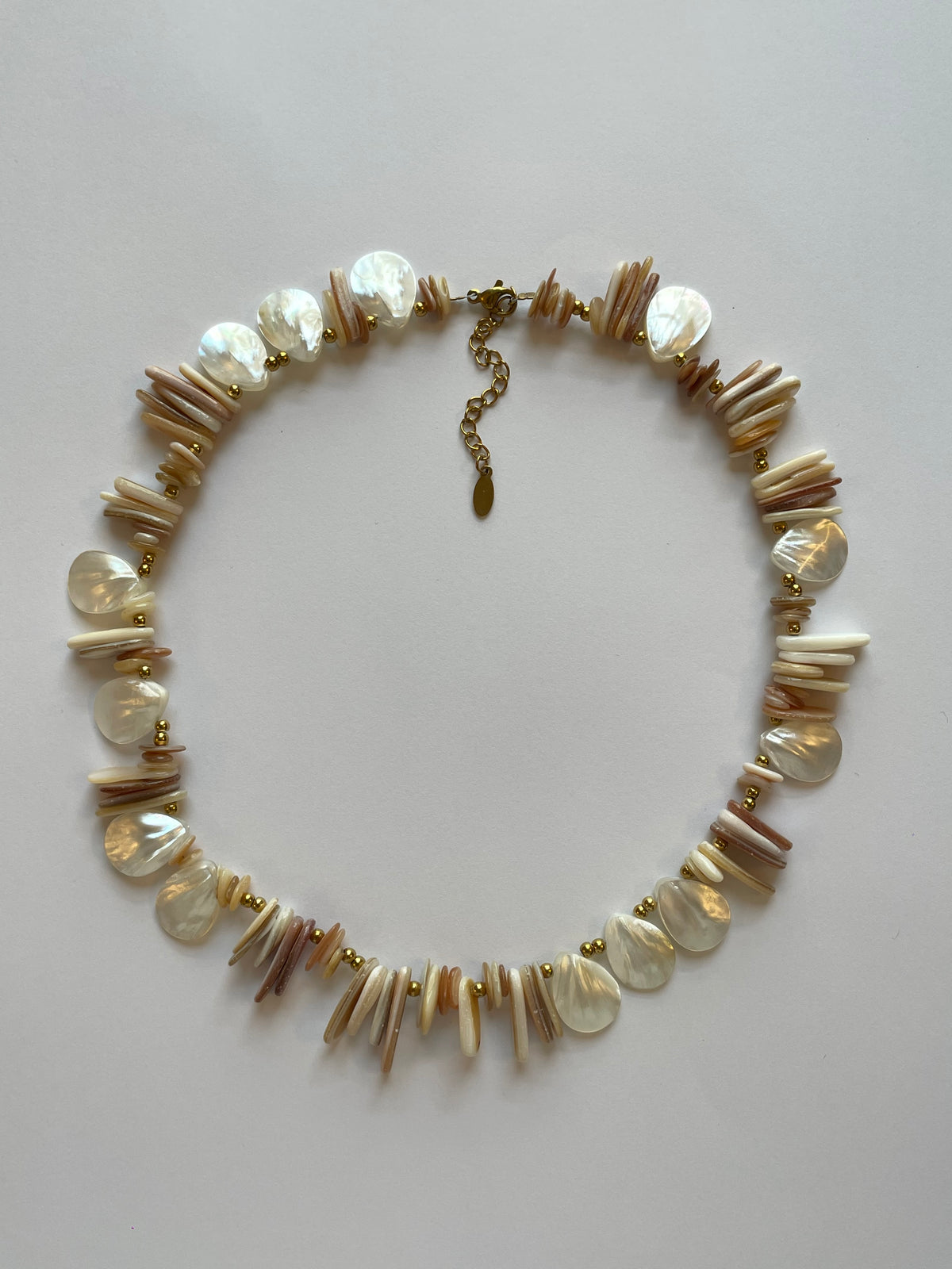 Collier nacre et corail