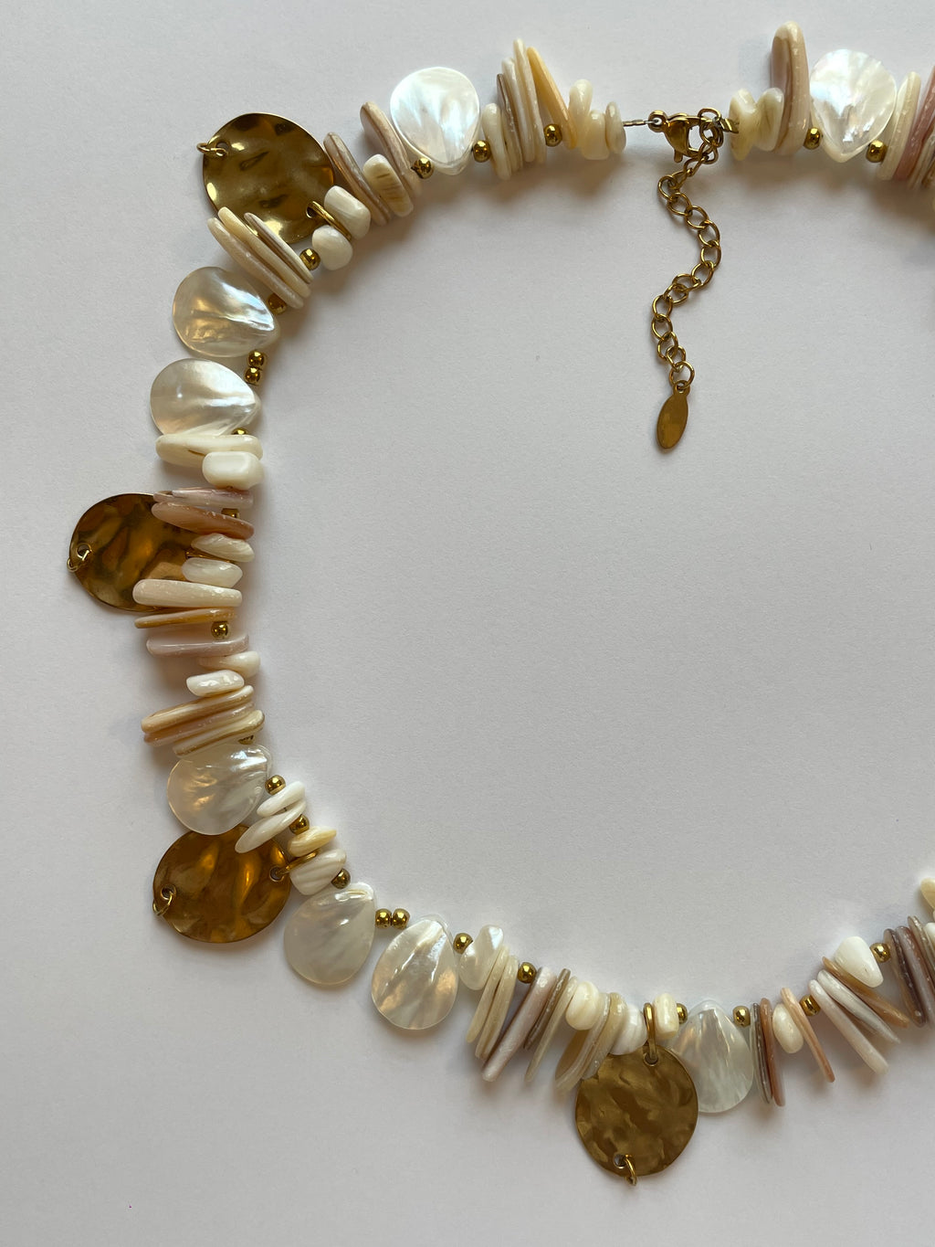 Collier nacre et pampilles
