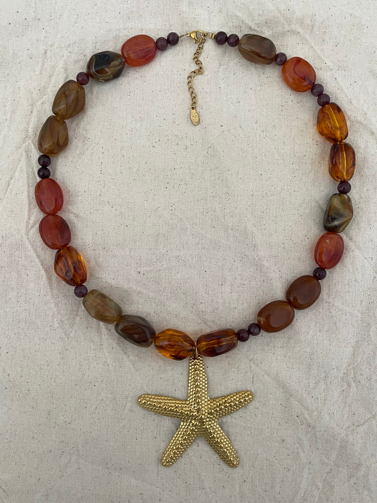 Collier maximaliste étoile de mer