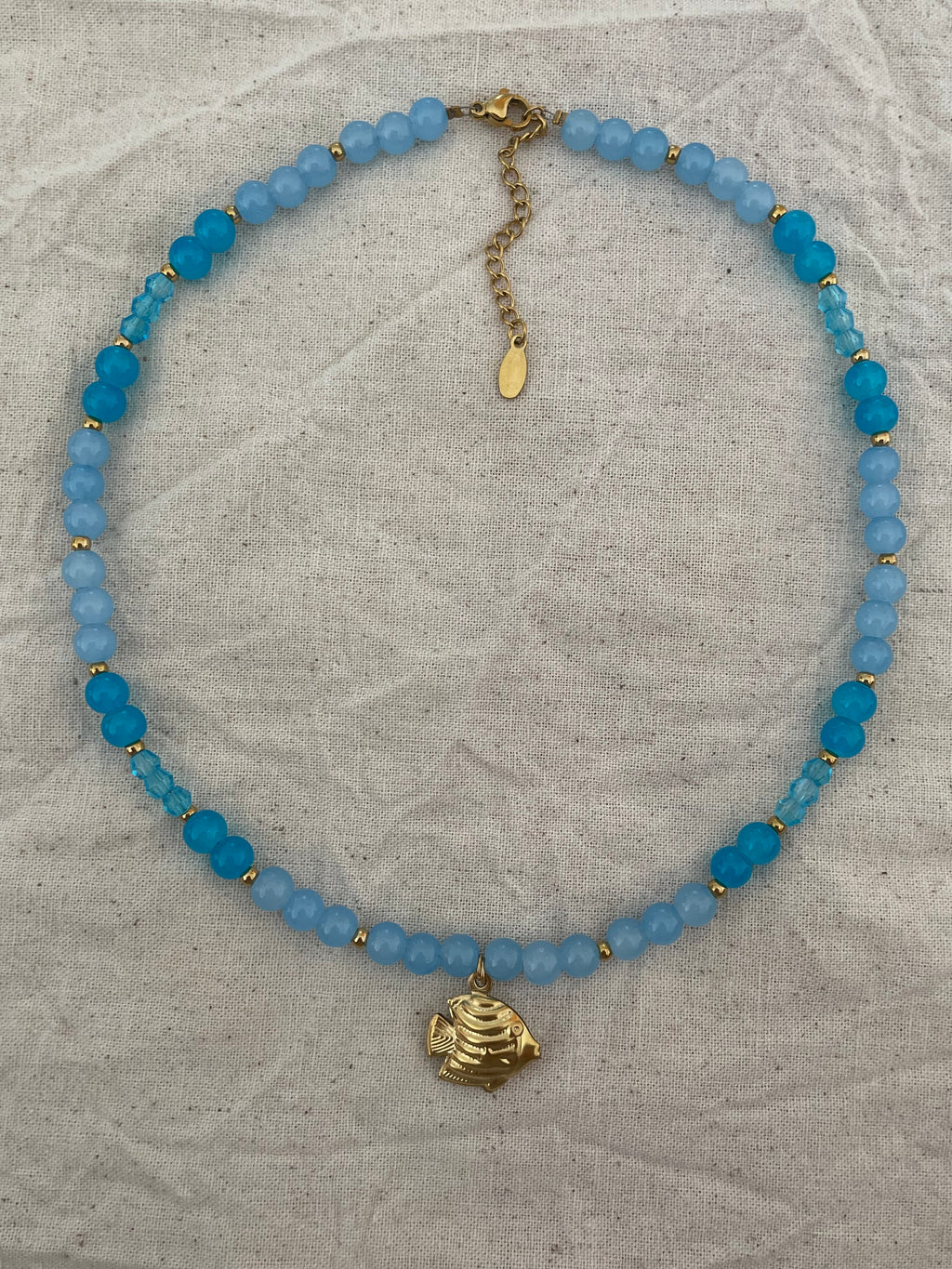 Collier pendentif poisson
