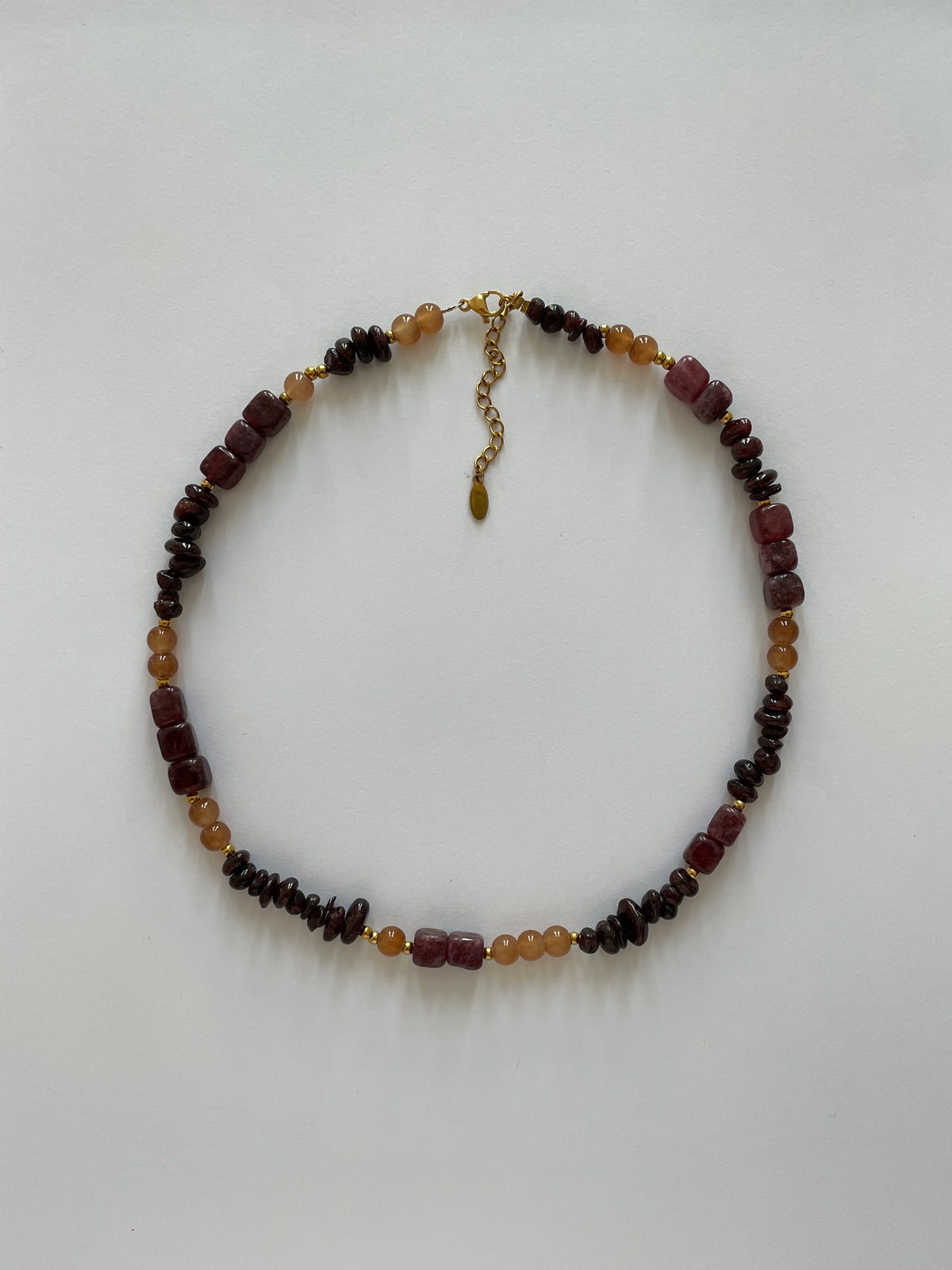 Collier marron unisexe