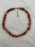 Collier perles pierres