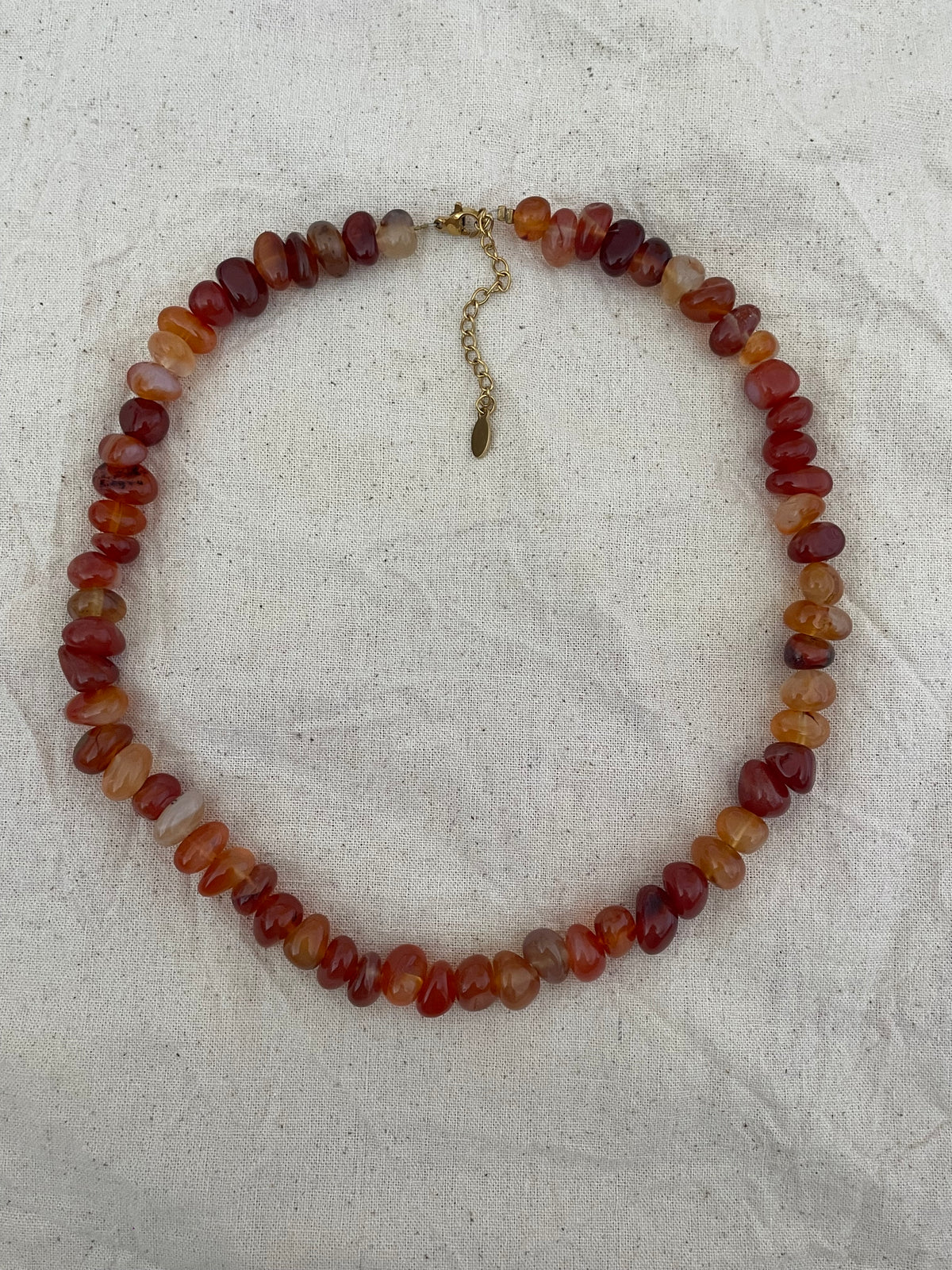 Collier perles pierres