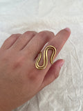 Bague fils dorés