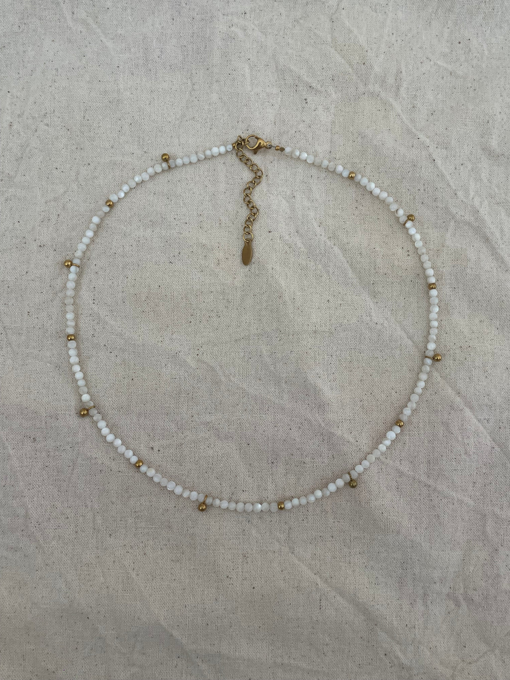 Collier pampilles dorées