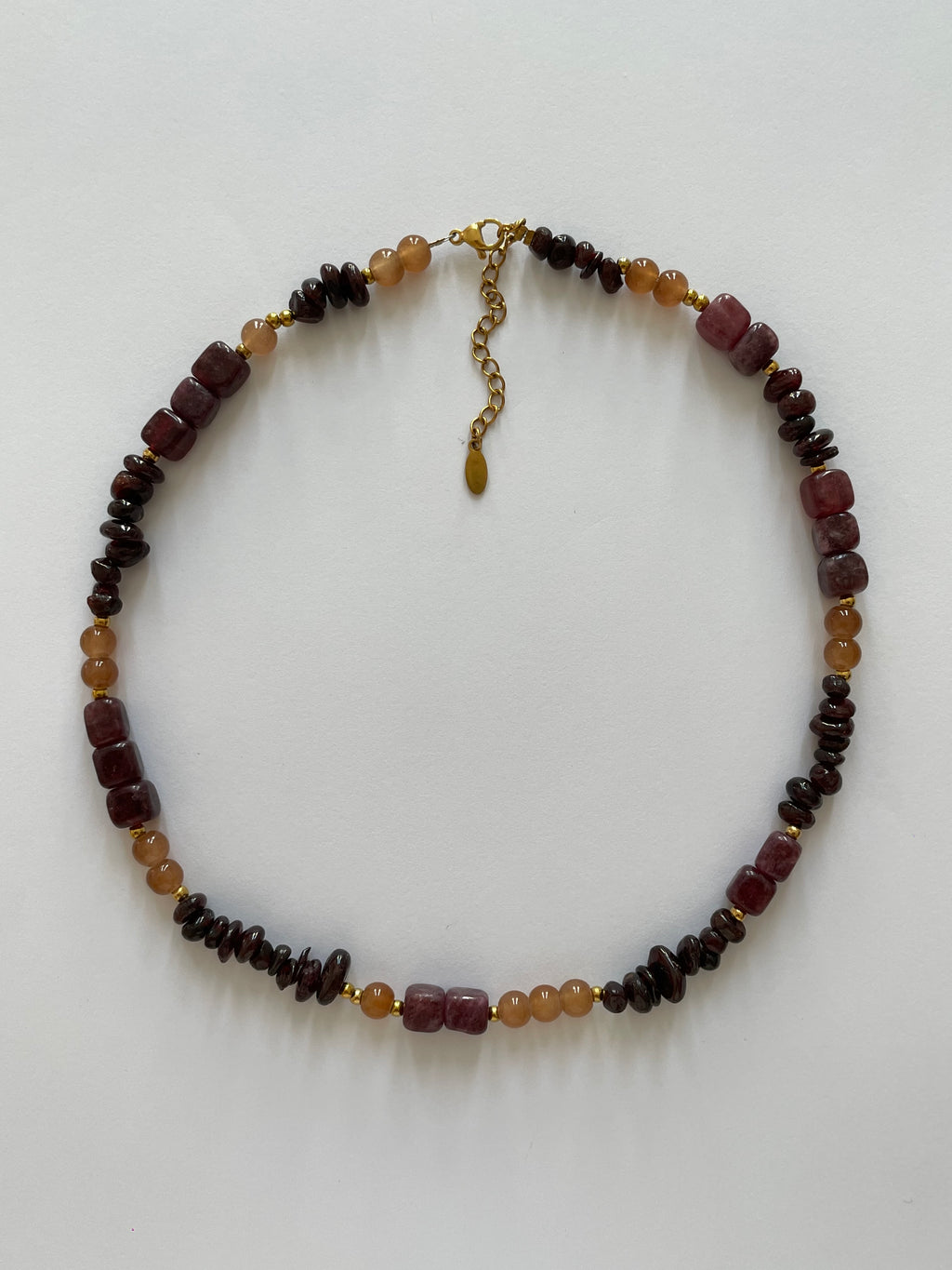 Collier marron unisexe