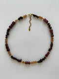 Collier marron unisexe