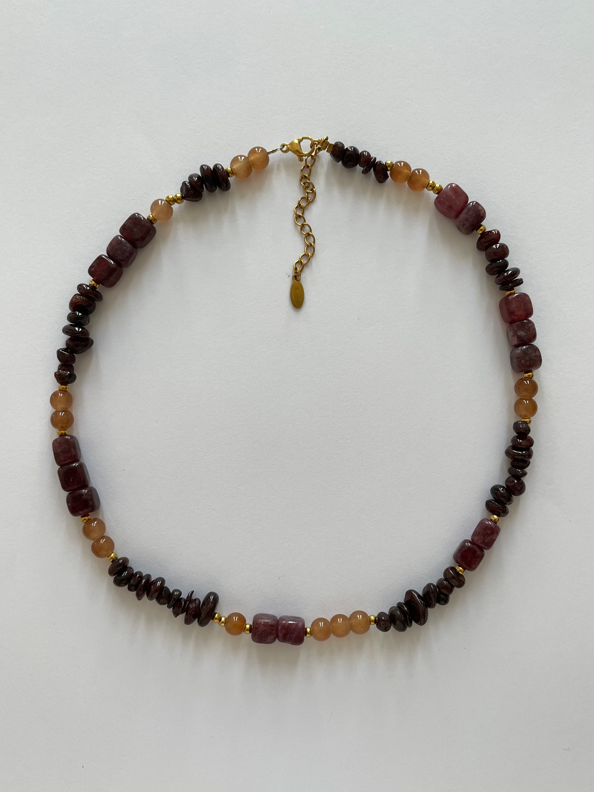 Collier marron unisexe