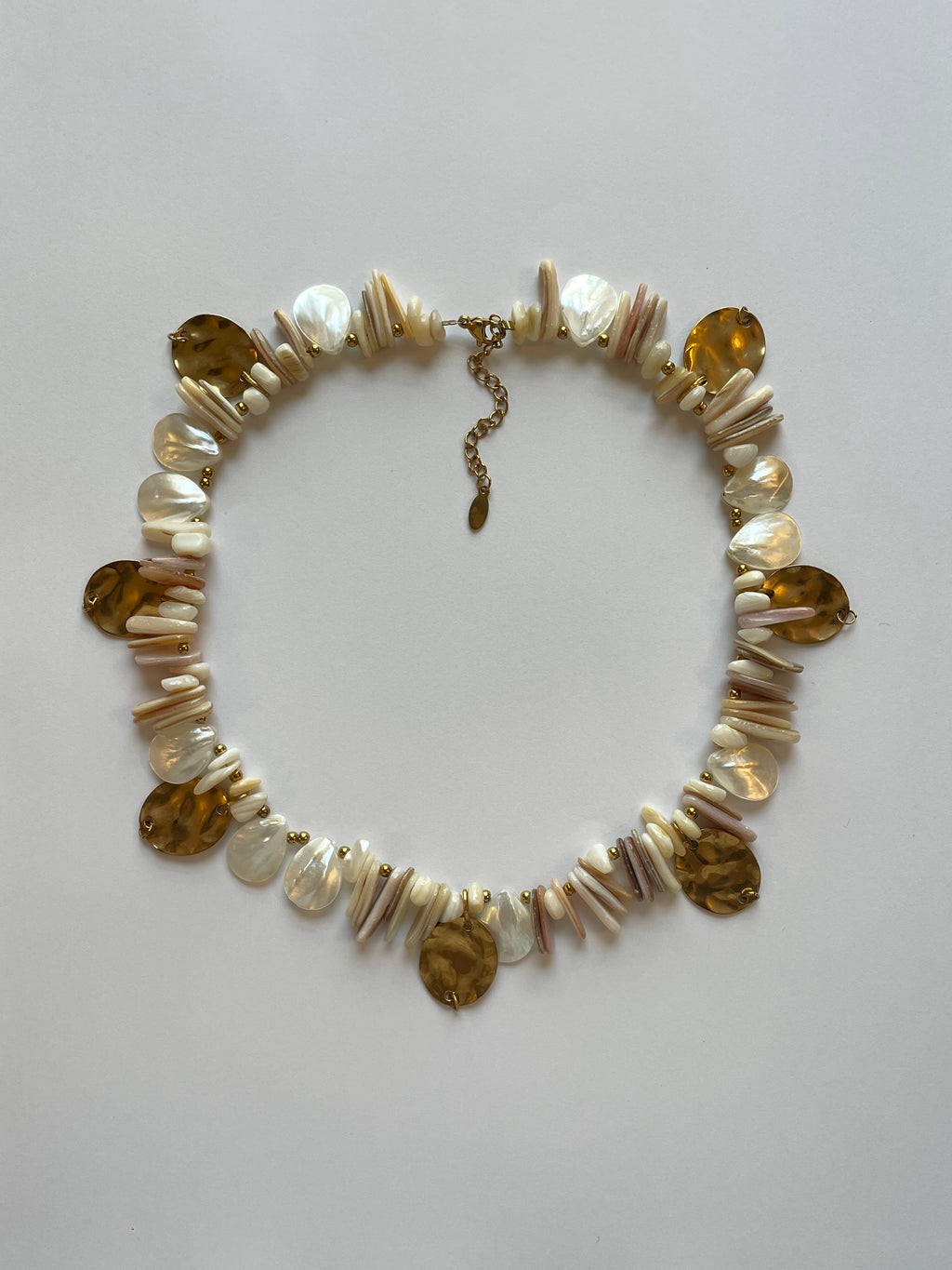 Collier nacre et pampilles