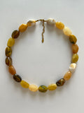 Collier maximaliste ambre