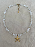 Collier étoile de mer dorée