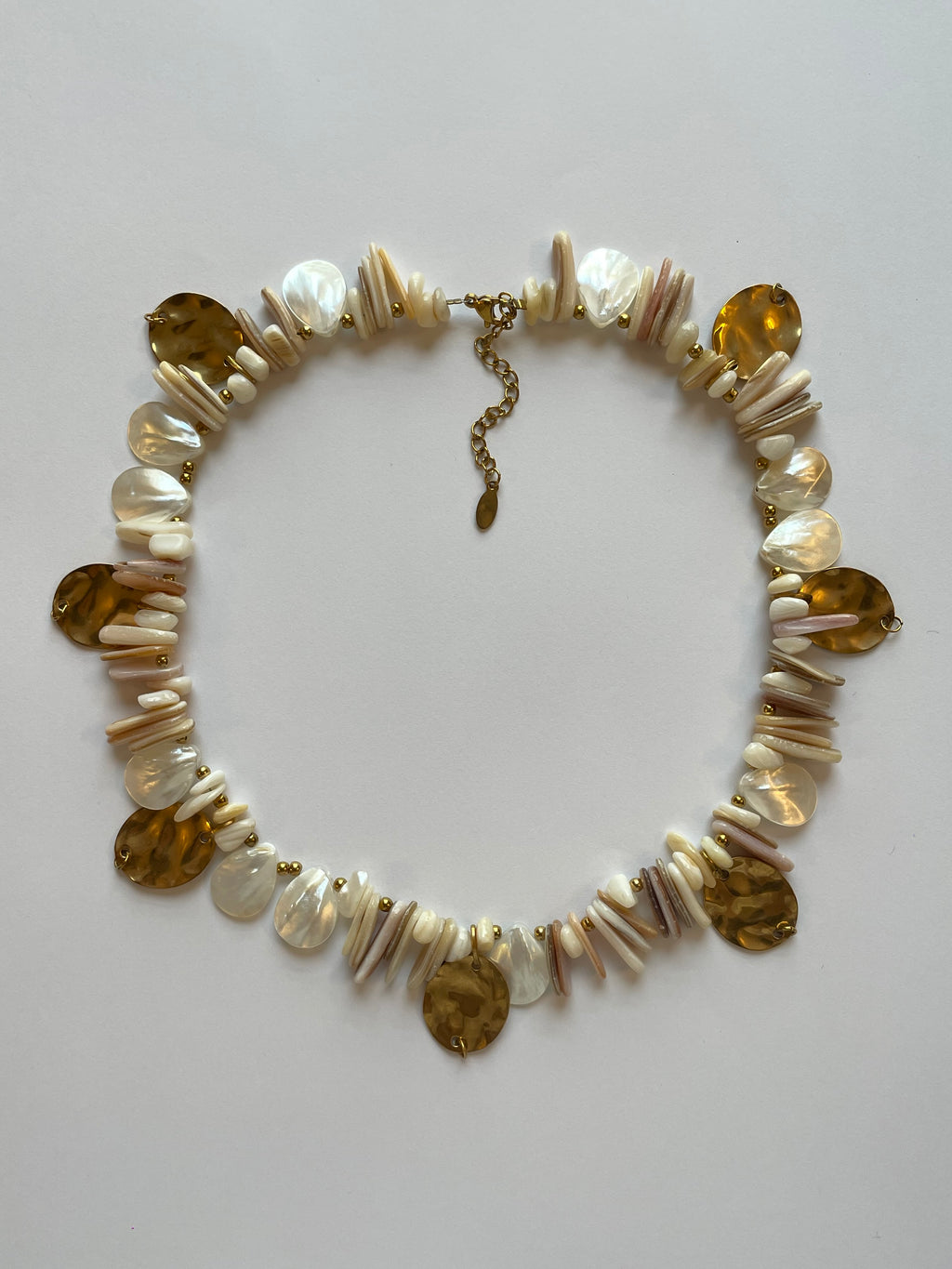 Collier nacre et pampilles