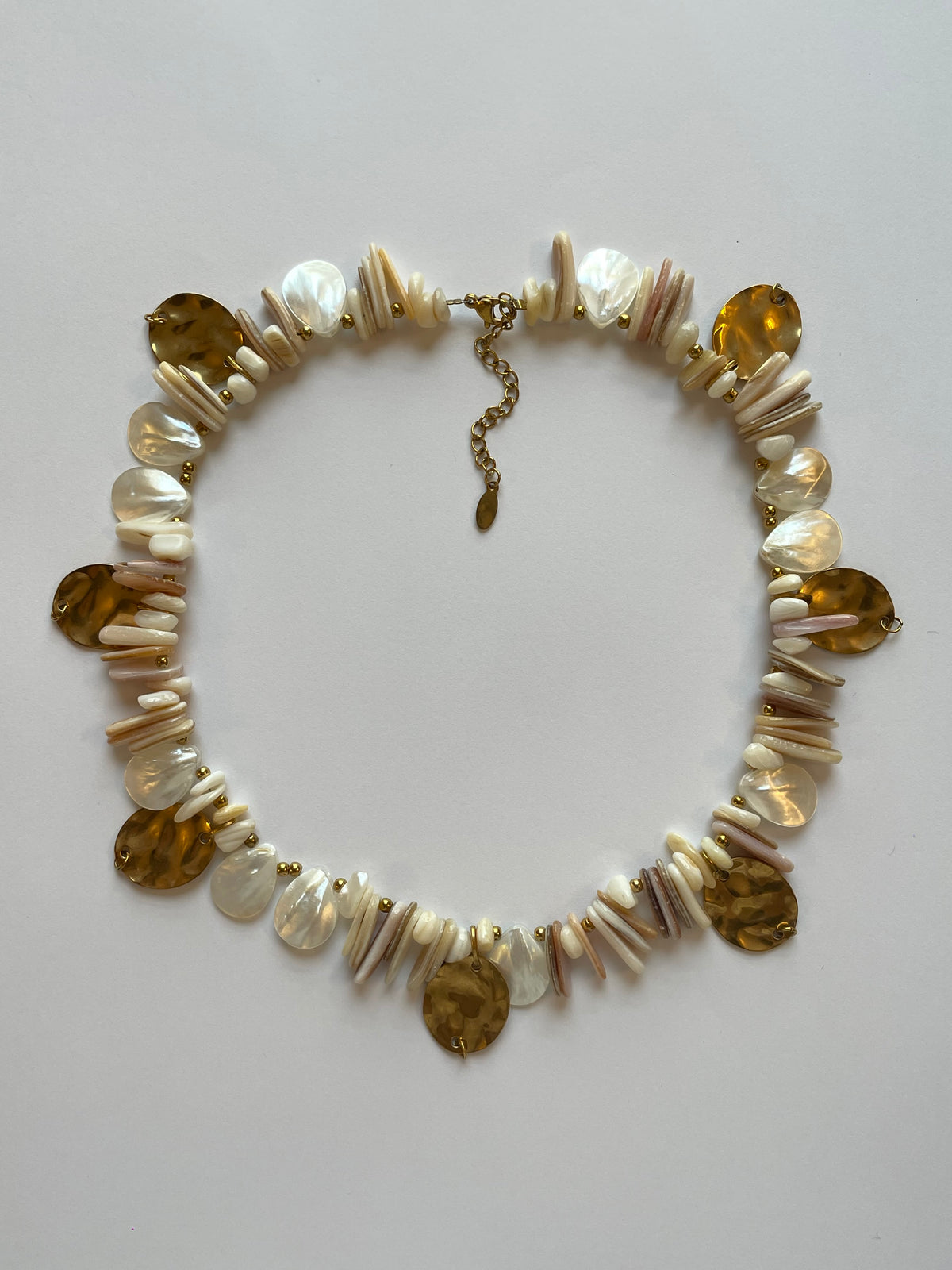 Collier nacre et pampilles